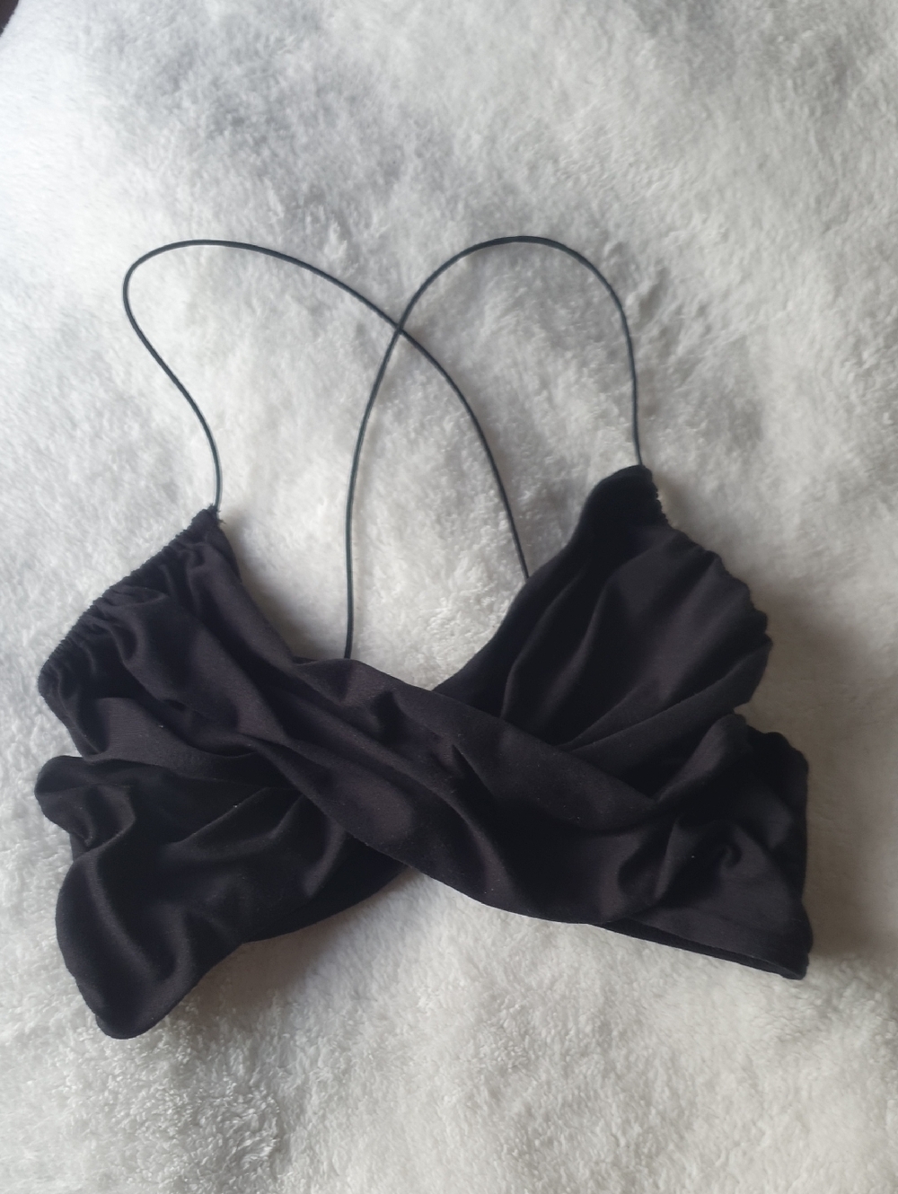 Urban Outfitters Black Strappy Bralette
